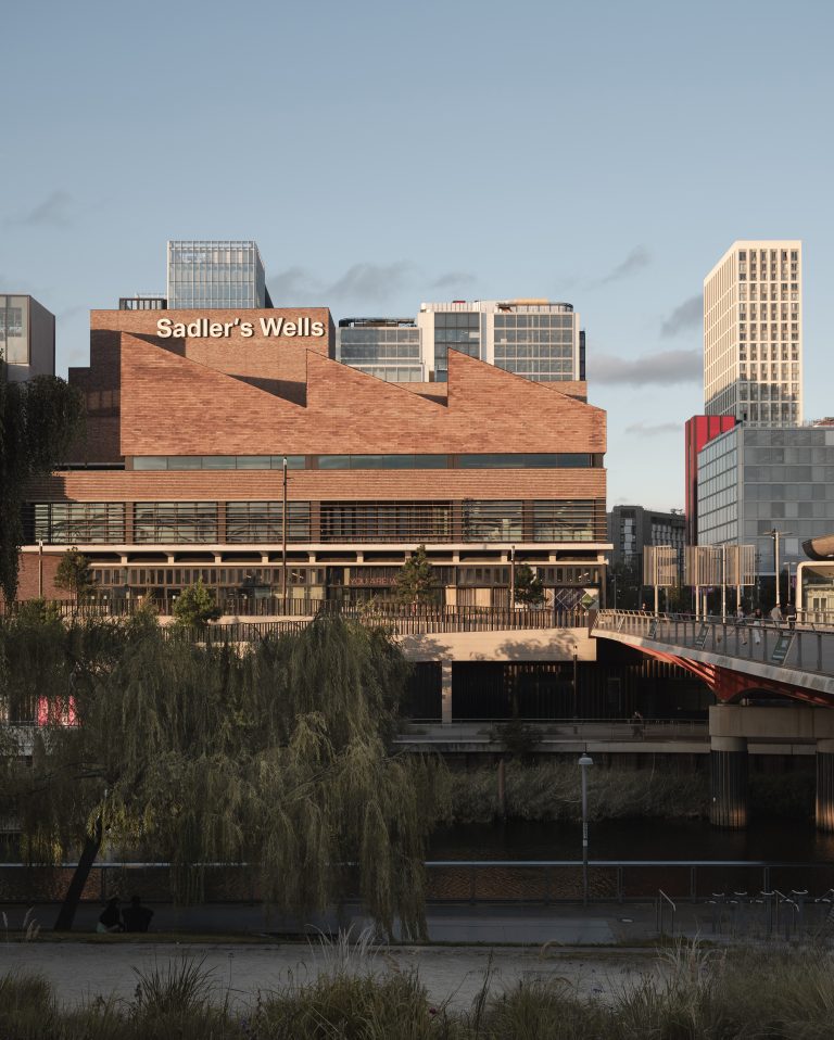 Sadler’s Wells East opening February 2025. Architects O’Donnell + Tuomey. Image © Peter Molloy